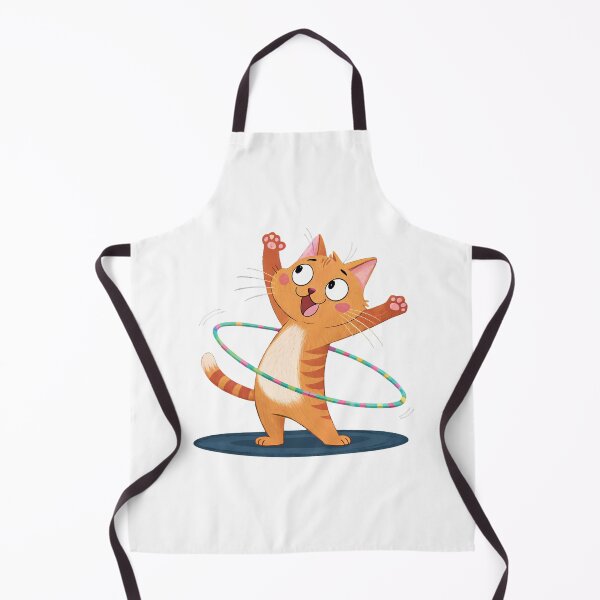 Item preview, Cats and Hula Hoops: A Fun Fusion of Fitness and Feline Entertainment designed and sold by kmf1313.