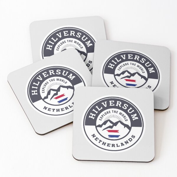Item preview, Hilversum Netherlands Black and White Crest designed and sold by World Designs.