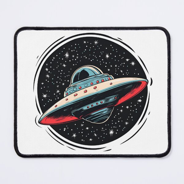 Item preview, Cartoon Style UFO Alien Logo Stickers, Logo, Illustration, Wall arts, Art Prints and More designed and sold by Kevin Lou.