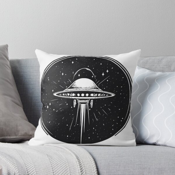 Item preview, Cartoon Style UFO Alien Logo Stickers, Logo, Illustration, Wall arts, Art Prints and More designed and sold by Kevin Lou.