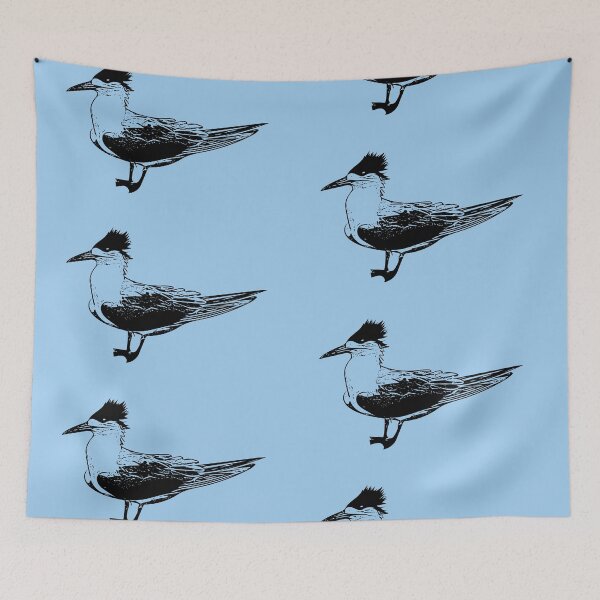 Item preview, Great Crested Tern Black Design  designed and sold by designsasstultd.