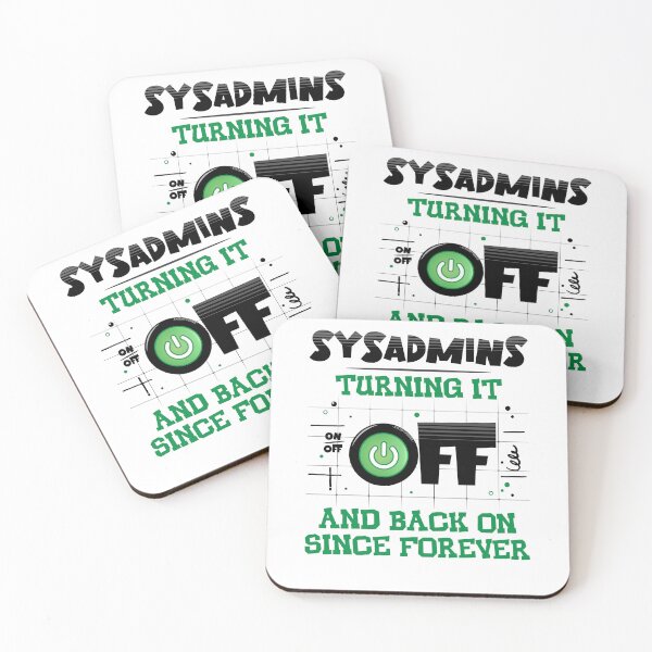 Item preview, Turning It Off and Back On Funny Tech Support Humor designed and sold by QuirkPrint.