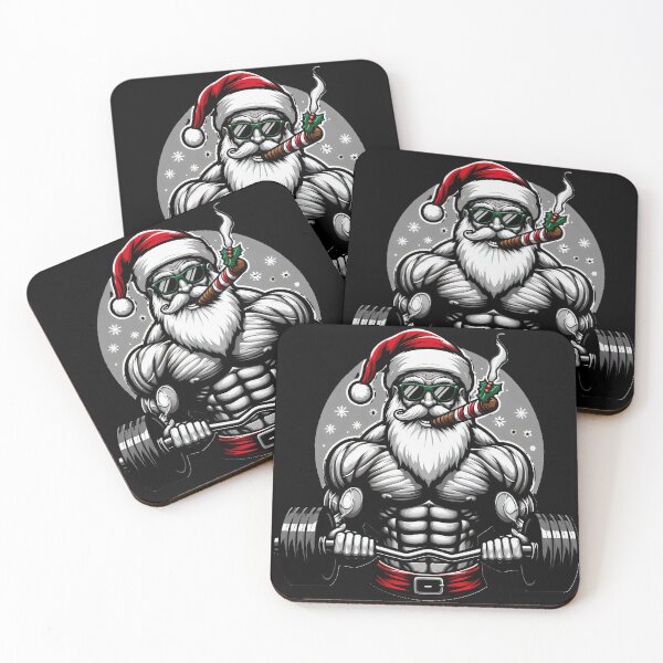 Item preview, Santa gym Rat Art vector Art designed and sold by neildoch.