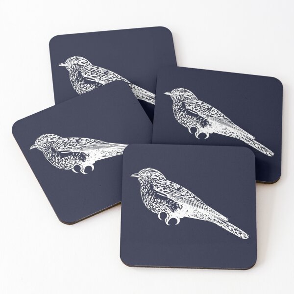 Item preview, Sahul Brush Cuckoo White Design  designed and sold by designsasstultd.