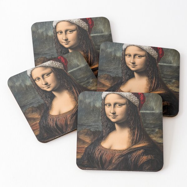 Item preview,  Monna Lisa In Santa Hat designed and sold by sakurashorty.