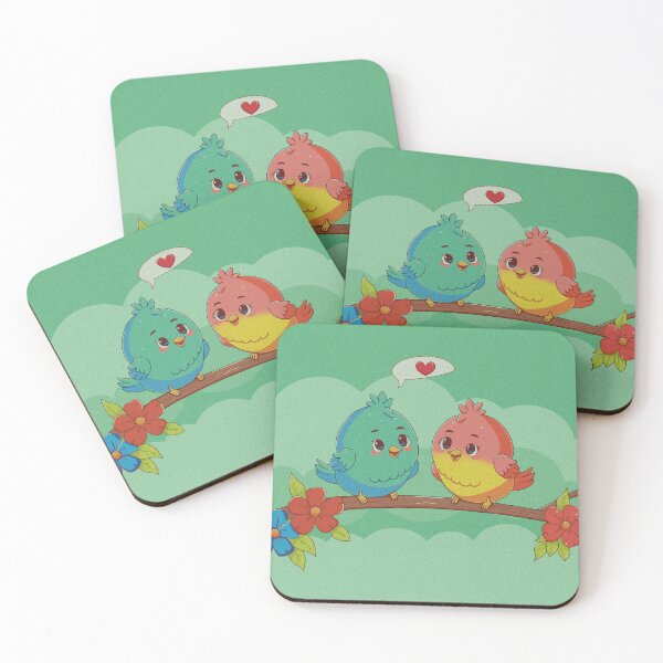 Item preview, Casal de passarinhos love designed and sold by kathifarias.