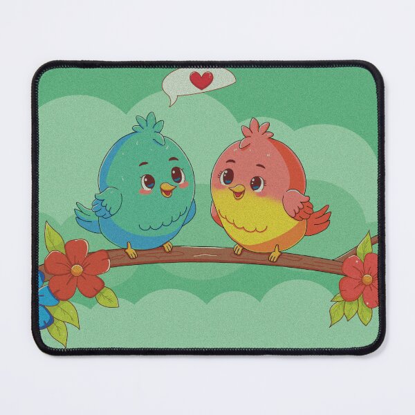 Item preview, Casal de passarinhos love designed and sold by kathifarias.