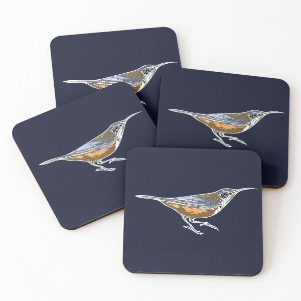 Item preview, Eastern Spinebill White Alternate Design  designed and sold by designsasstultd.