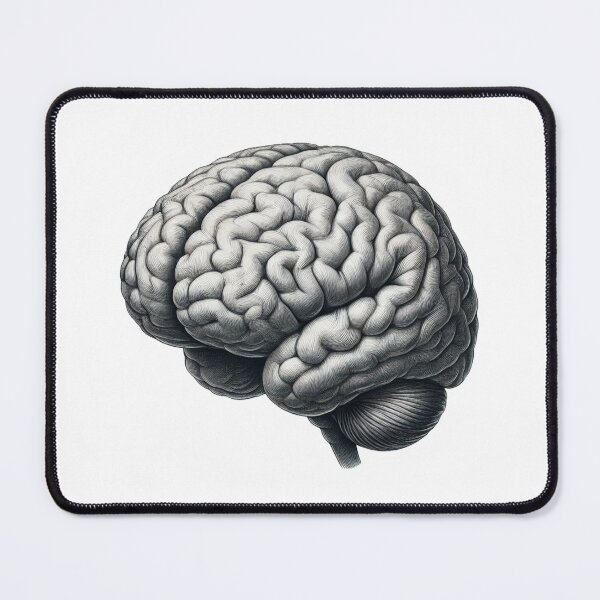 Item preview, Pencil Sketch Brain designed and sold by Porosenok.