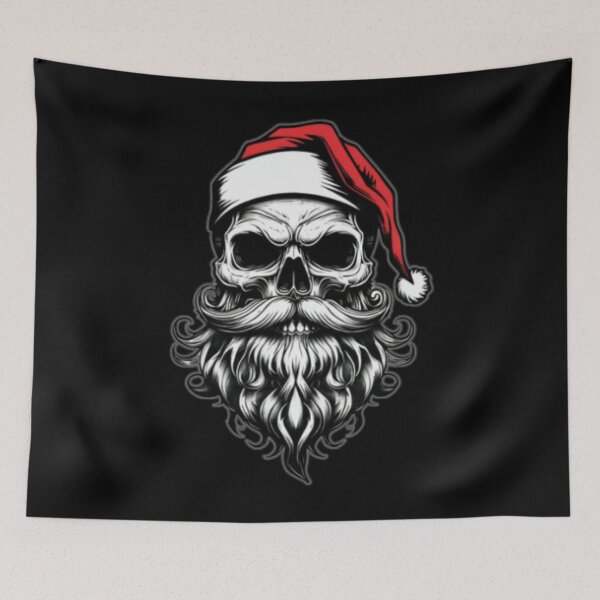 Item preview, Santa Skull designed and sold by SpicyGingerTees.