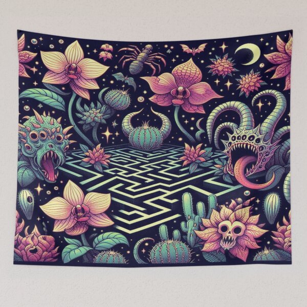 Item preview, Doom’s Mosaic Garden– Perfect Gift designed and sold by Imaginarium of Chaos falcon88 .