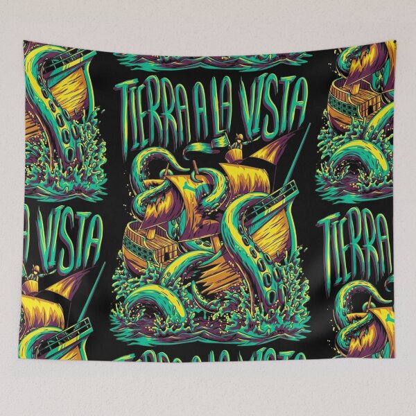 Item preview, Sea Monster And Ship designed and sold by UZRWRLD .