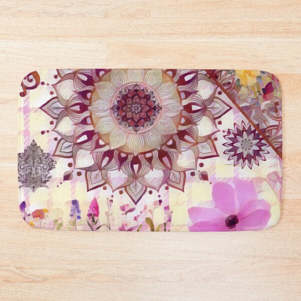 Item preview, Soft Spring Flora designed and sold by lindosilks.