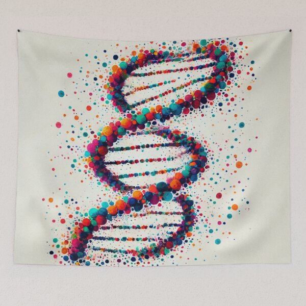 Item preview, DNA Molecule Watercolor Science designed and sold by Porosenok.