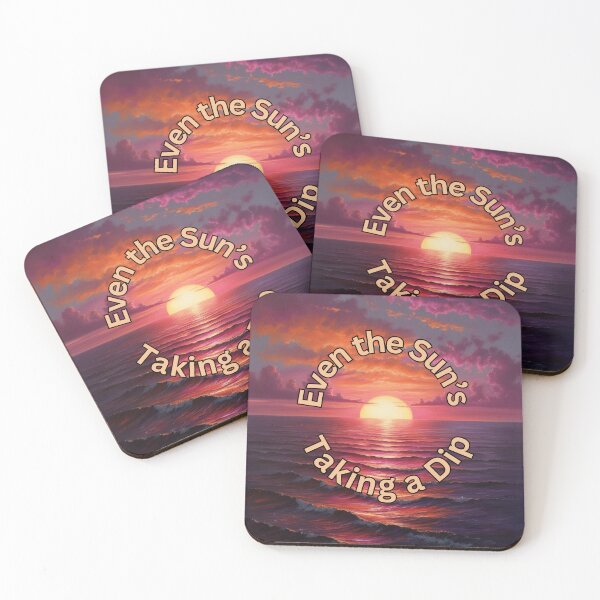 Item preview, Even the Sun’s Taking a Dip – Playful Sunset Design designed and sold by Dream Wear.