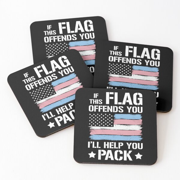 Item preview, If This (Trans) Flag Offends You I'll Help you Pack designed and sold by fusedtees.