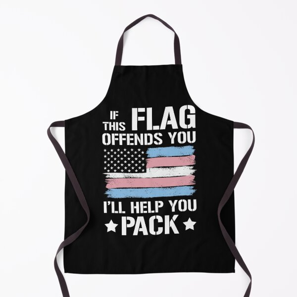 Item preview, If This (Trans) Flag Offends You I'll Help you Pack designed and sold by fusedtees.