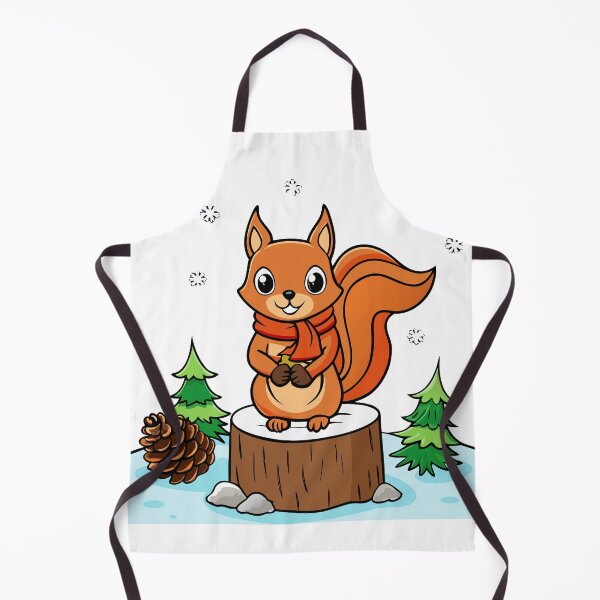 Item preview, Squirrel Holding a Festively Wrapped Acorn designed and sold by omerfdln34.