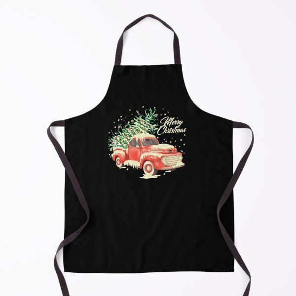 Item preview, Vintage Red Truck with Christmas Tree designed and sold by Inanimatus.