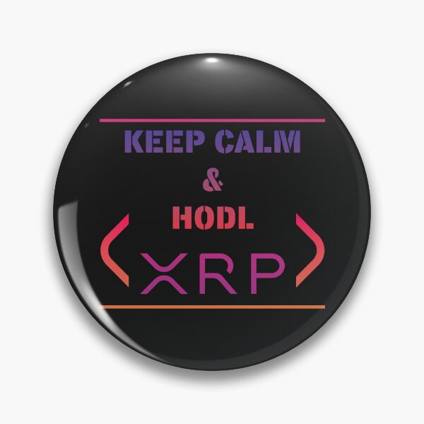 Item preview, Keep Calm & HODL XRP - Crypto Art designed and sold by cabana.space.