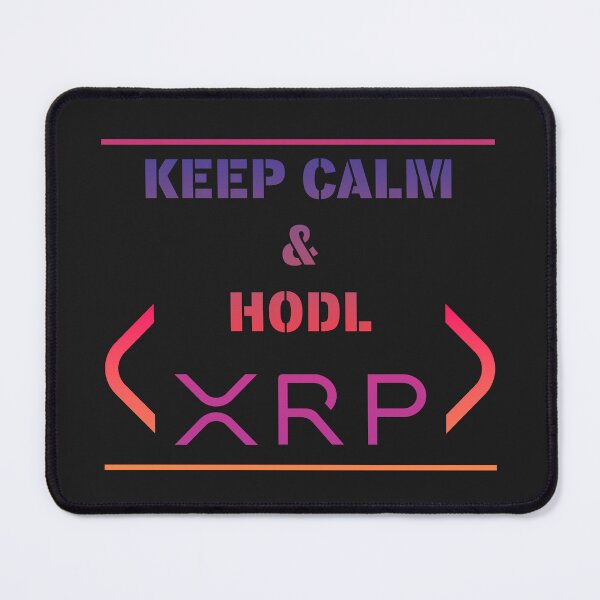 Item preview, Keep Calm & HODL XRP - Crypto Art designed and sold by cabana.space.