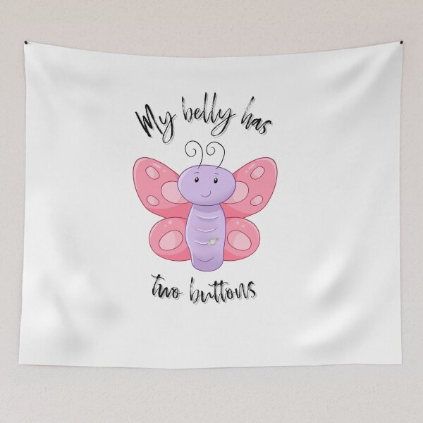 Item preview, My Belly Has Two Buttons G-tube Butterfly designed and sold by MamaCDesigns.