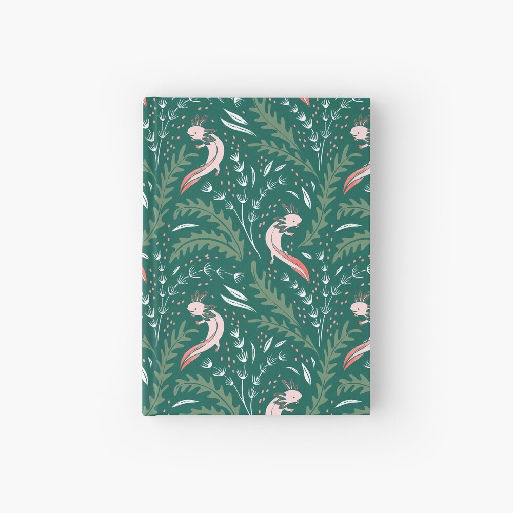axolotl Hardcover Journal