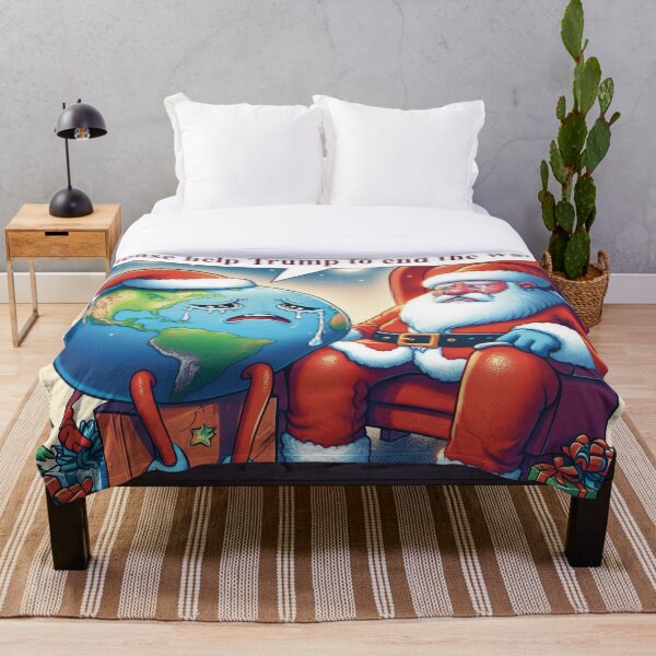 Item preview, Trump 2024+ Santa and globe designed and sold by PerpetualPaths.
