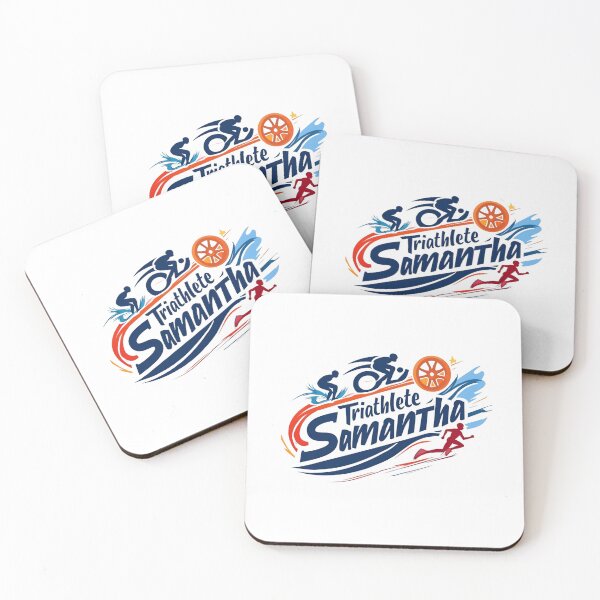Item preview, Dynamic Triathlete Samantha - Swim, Bike, Run designed and sold by Triathlongram.