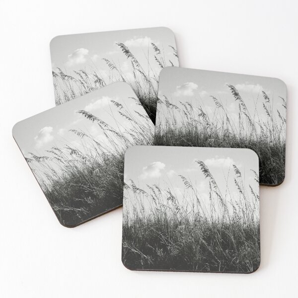 Item preview, St. Augustine Beach Dunes - Black and White Coastal Wall Art designed and sold by FraireDesign.