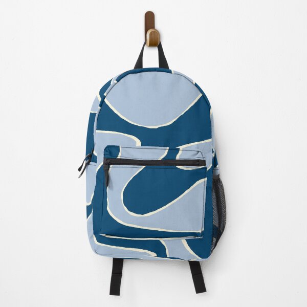 Item preview, Ebb and Flow 2 in Dark Blue, Light Blue and Cream designed and sold by LAEC-Shop.