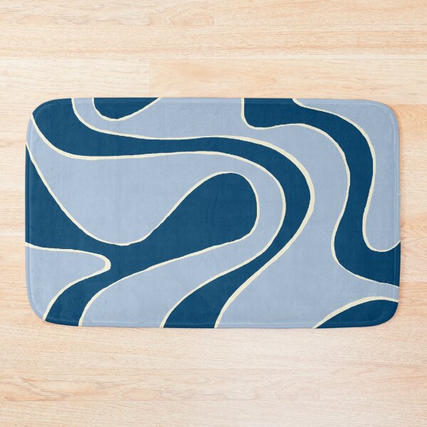 Item preview, Ebb and Flow 2 in Dark Blue, Light Blue and Cream  designed and sold by LAEC-Shop.