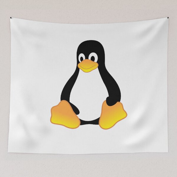 Item preview, Tux Mascot Long Sleeve T-Shirt Penguin Linux Logo designed and sold by Rainwater Merch.