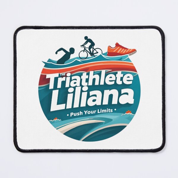 Item preview, Dynamic Triathlete Liliana - Swim, Bike, Run designed and sold by Triathlongram.