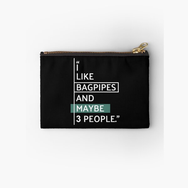 Item preview, I Like Bagpipes & Maybe 3 People designed and sold by MaryAller.
