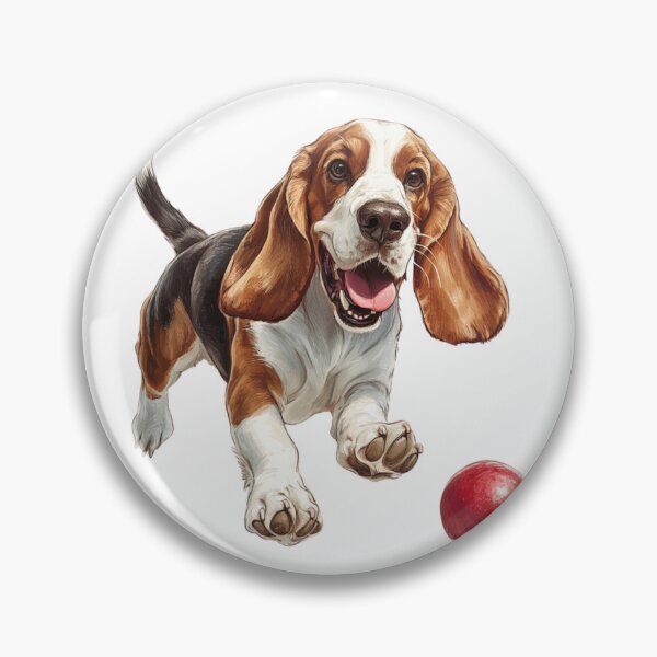 Item preview, An illustration of a basset hound dog designed and sold by JOTAMIKE.