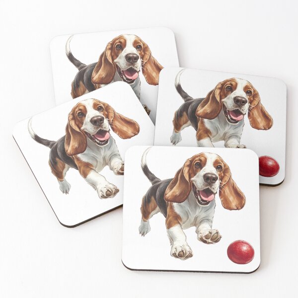 Item preview, An illustration of a basset hound dog designed and sold by JOTAMIKE.