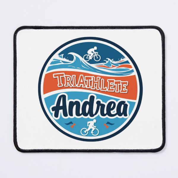 Item preview, Dynamic Triathlete Andrea - Swim, Bike, Run designed and sold by Triathlongram.