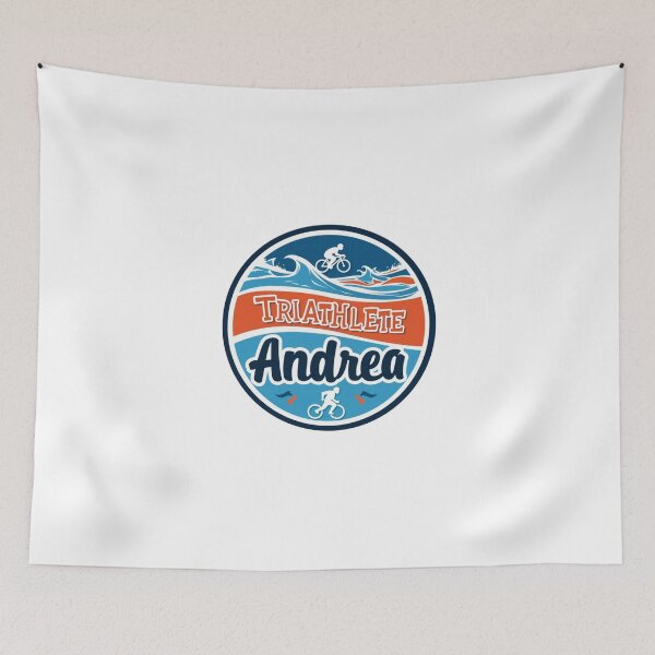 Item preview, Dynamic Triathlete Andrea - Swim, Bike, Run designed and sold by Triathlongram.