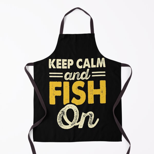 Item preview, Keep Calm And Fish On - Vintage Distressed Fishing designed and sold by Smix Pixels.