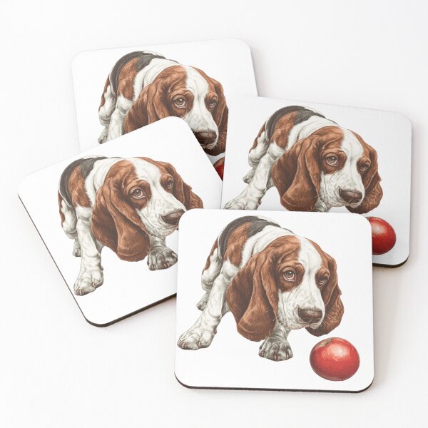 Item preview, An illustration of a basset hound dog designed and sold by JOTAMIKE.