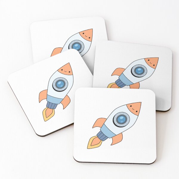 Item preview, Retro Rocketet designed and sold by SideQuestDoodles.