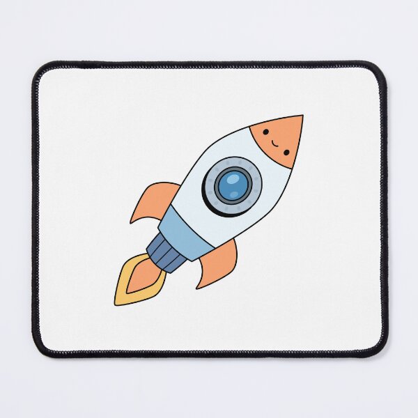 Item preview, Retro Rocketet designed and sold by SideQuestDoodles.