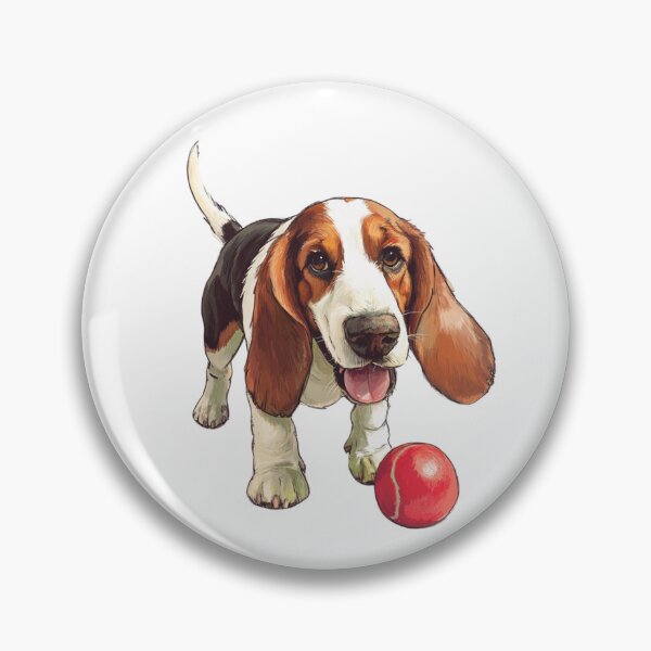 Item preview, An illustration of a basset hound dog designed and sold by JOTAMIKE.