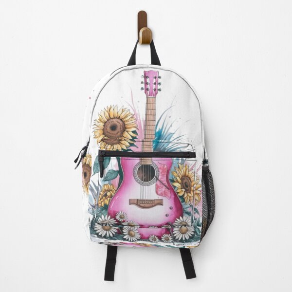Artikelvorschau, Blumen und Gitarre entworfen und verkauft von luna--design.