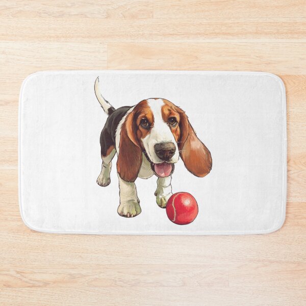 Item preview, An illustration of a basset hound dog designed and sold by JOTAMIKE.