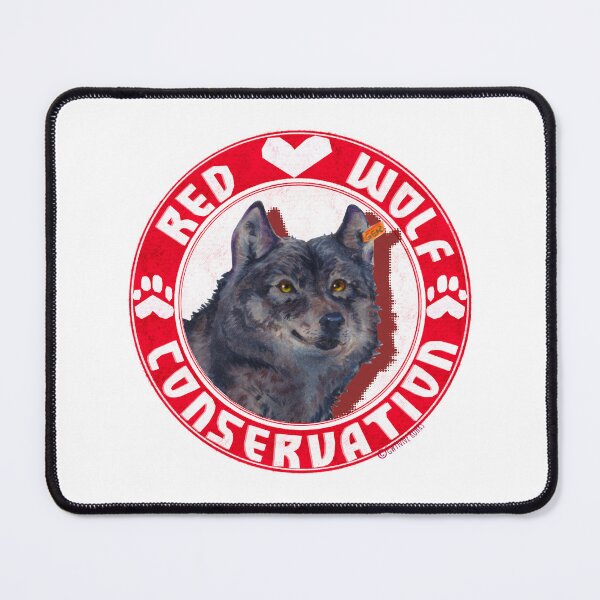 Item preview, Red Wolf Conservation - Red designed and sold by Gwynnerohrs.