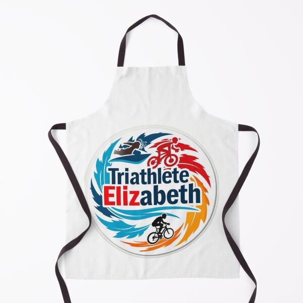 Item preview, Dynamic Triathlete Elizabeth - Swim, Bike, Run designed and sold by Triathlongram.
