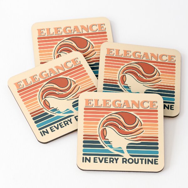 Item preview, Elegance in every routine, typography designed and sold by maxmaj.