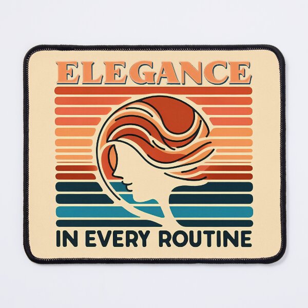 Item preview, Elegance in every routine, typography designed and sold by maxmaj.